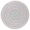 Safavieh 4 x 4 ft. Cape Cod Round Area Rug, Grey & Pink CAP235F-4R - alternate 4